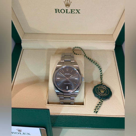 Rolex Oyster Perpetual Slate Dial - Picture 3 of 17